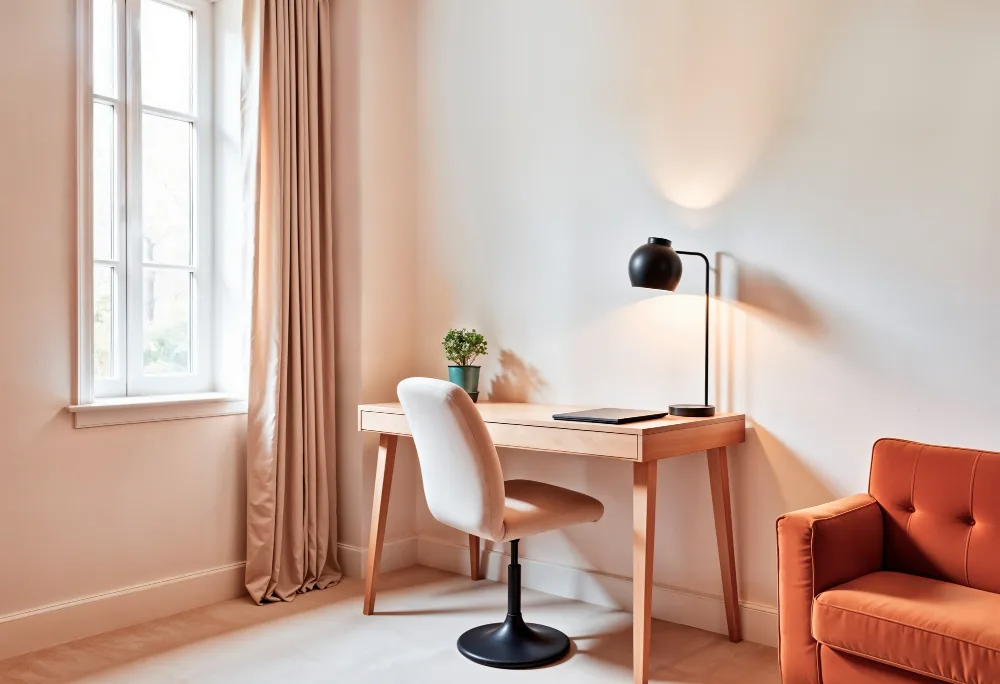 photo of a home office for student working from home